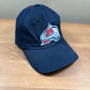 Colorado Avalanche Black Adjustable Baseball Cap, Unisex